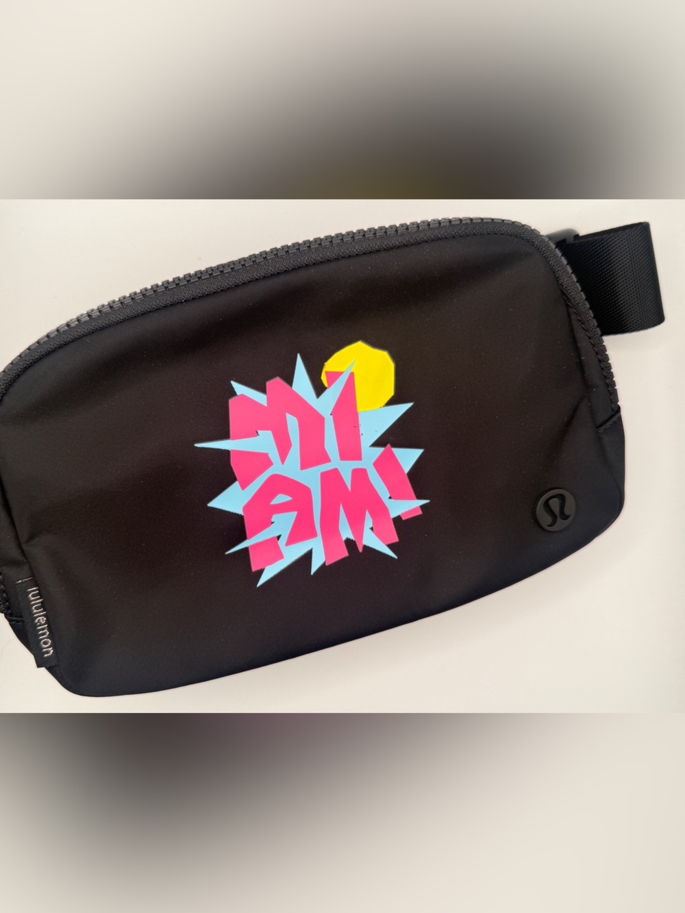 NWT Lululemon Everywhere Belt Bag Miami Special Edition Black 1L RARE
